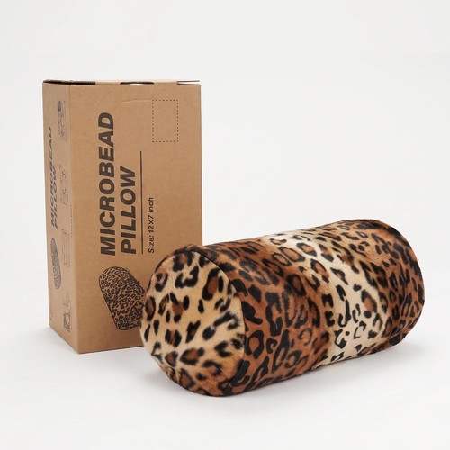 Leopard print microbead neck - print,