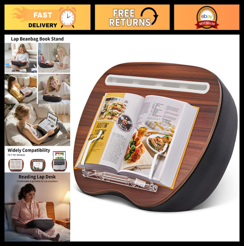 Hands free beanbag - beanbag, book
