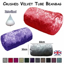 Bolster Pillow Crushed Velvet