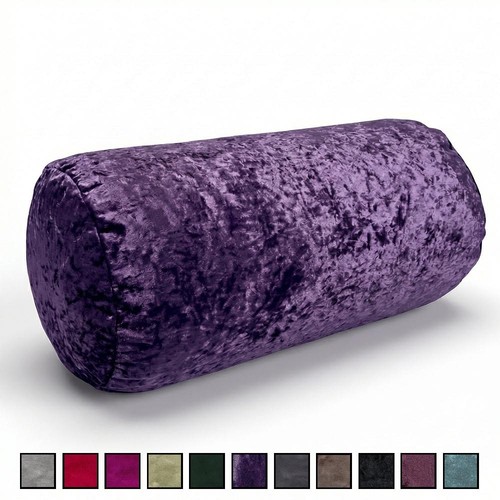 Bolster pillow crushed velvet - bolster,